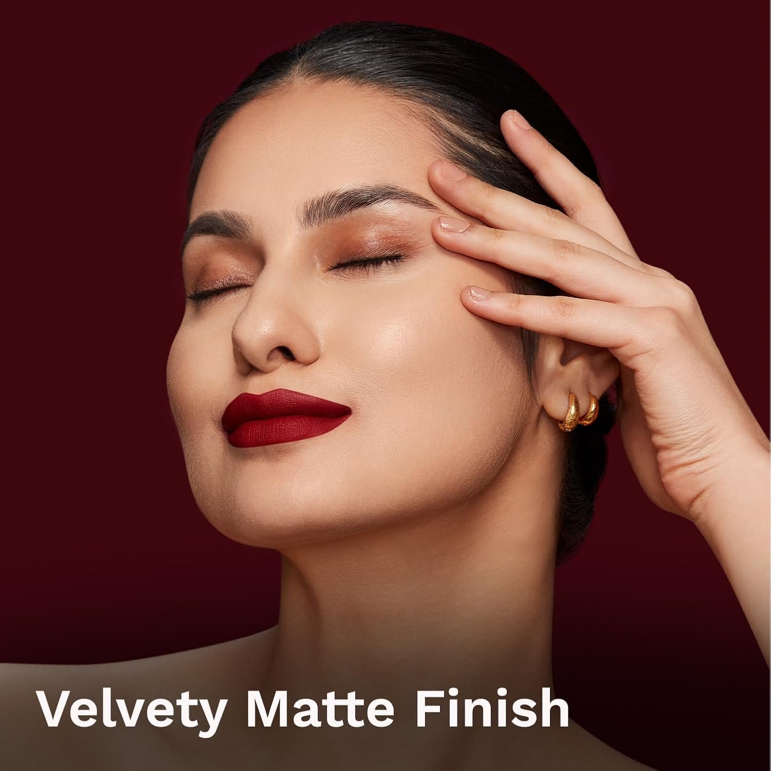 Pilgrim Matte Bullet Lipstick Intense Colour Transferproof & Smudgeproof Maroon Affair-23 thumbnail