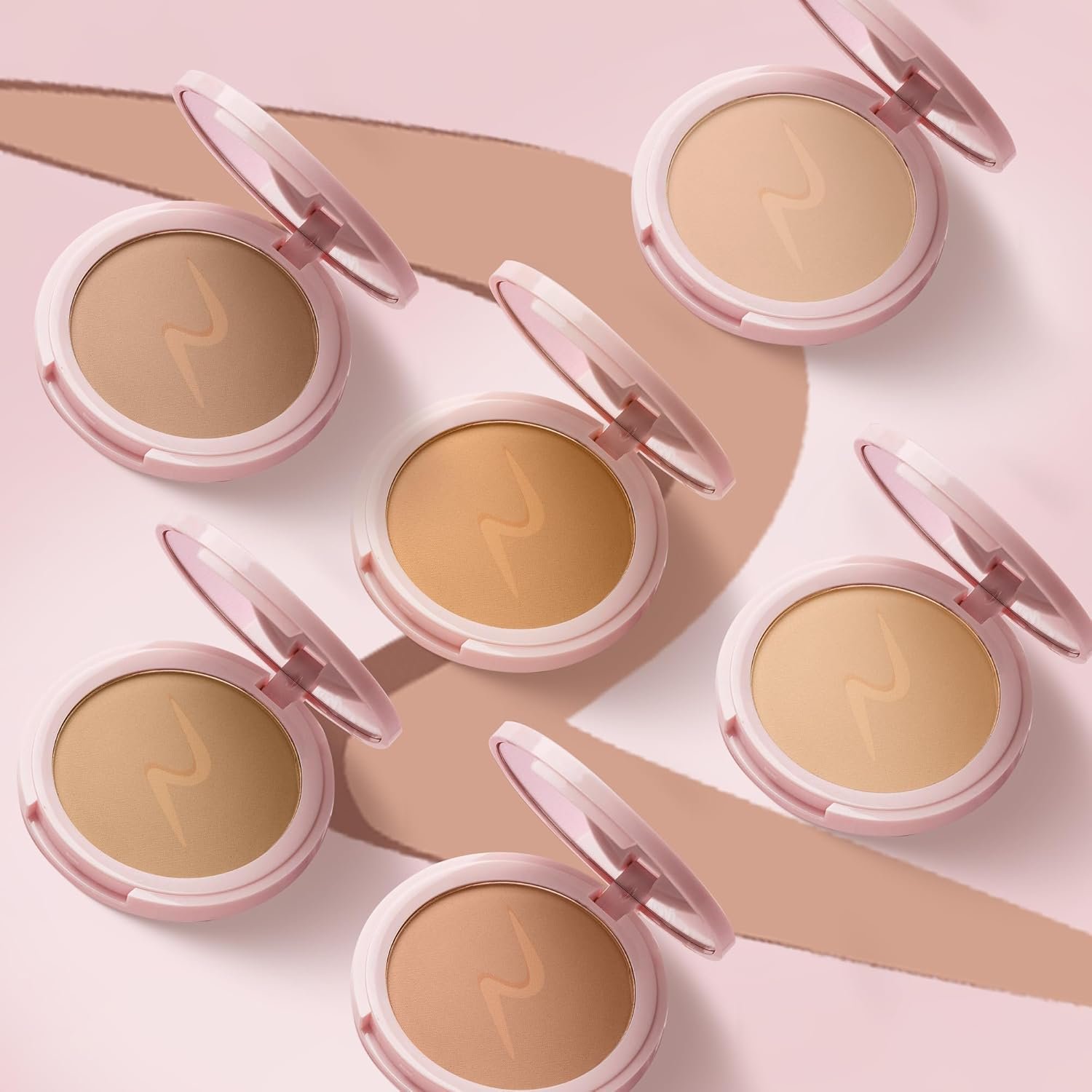 RENEE Bollywood Filter Blurring Compact - Fudge Fuzz | Pore Minimising, Matte Finish, Full Coverage, Rich Pay-off | Blurs Pores & Blemishes | 9g thumbnail
