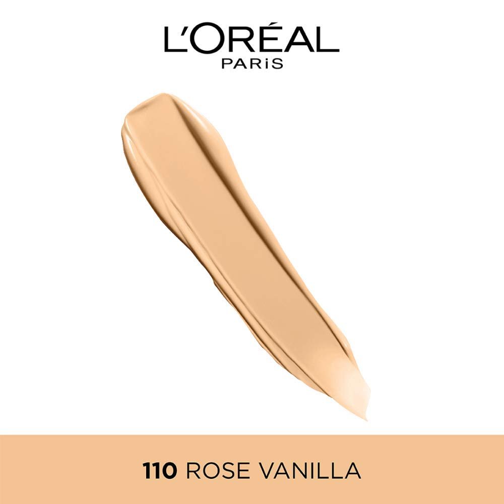 L'Oreal Paris Liquid Foundation, Waterproof, Sweatproof And Heatproof, Oil-Control, Infallible 24H Matte Cover, 110 Rose Vanilla, 35 Ml thumbnail