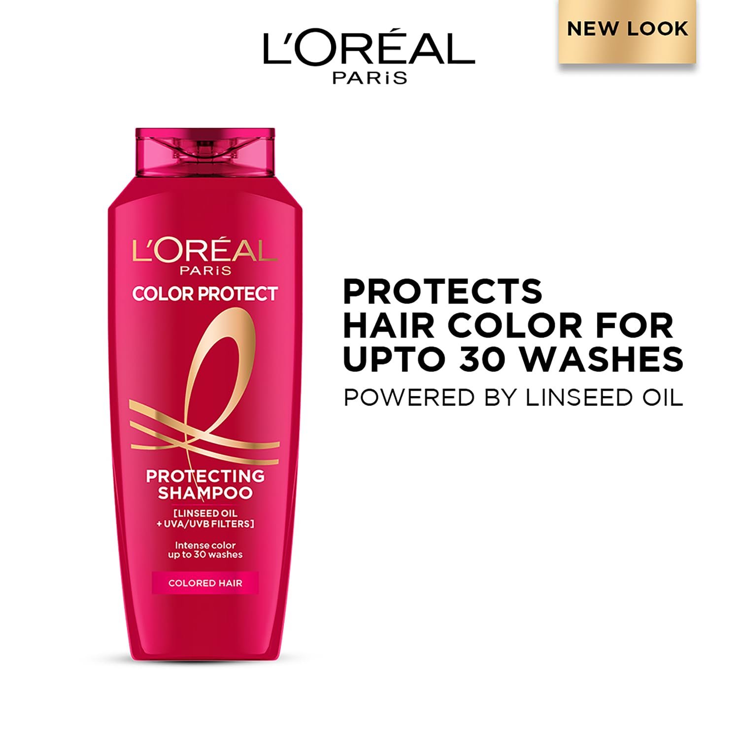 L'Oréal Paris Shampoo, Vibrant & Revived Colour, For Colour-treated Hair, Protects from UVA & UVB, Colour Protect, 340 ml thumbnail