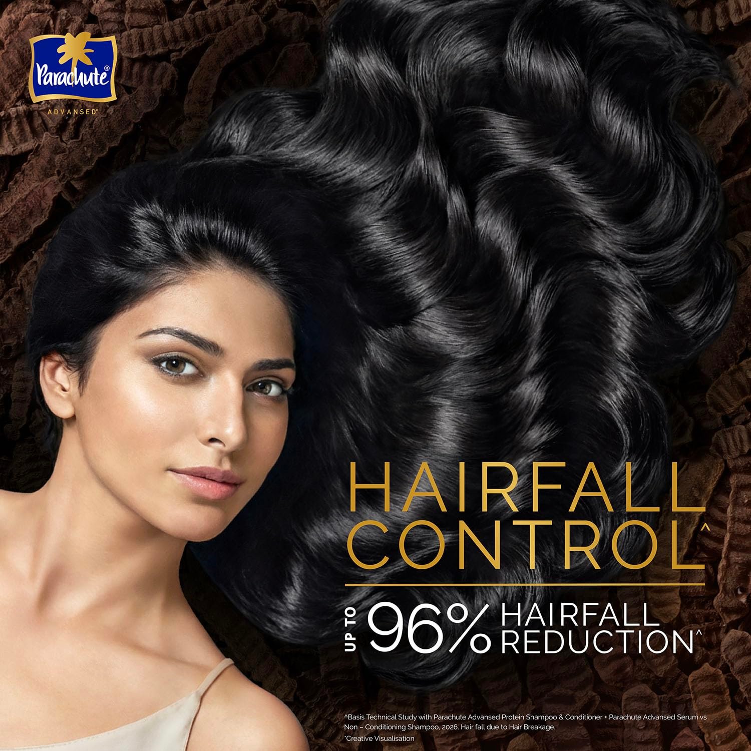 Parachute Advansed Protein Shampoo with Coconut Milk & Shikakai |  Paraben free | For Men & Women | 340ml thumbnail