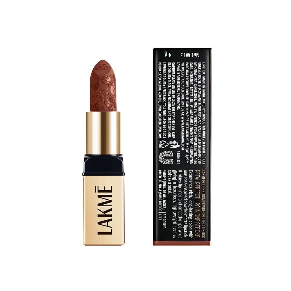 LAKMÉ Rouge Bloom Powder Matte Bullet Cocoa Carnation 204-4gm thumbnail