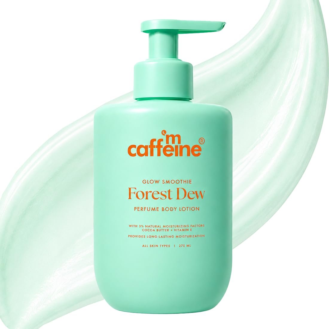 mCaffeine 3% NMF Serum Moisturizing Perfume Body Lotion| Forest Dew | 72 Hr Long Lasting Moisturization for Dry Skin| thumbnail