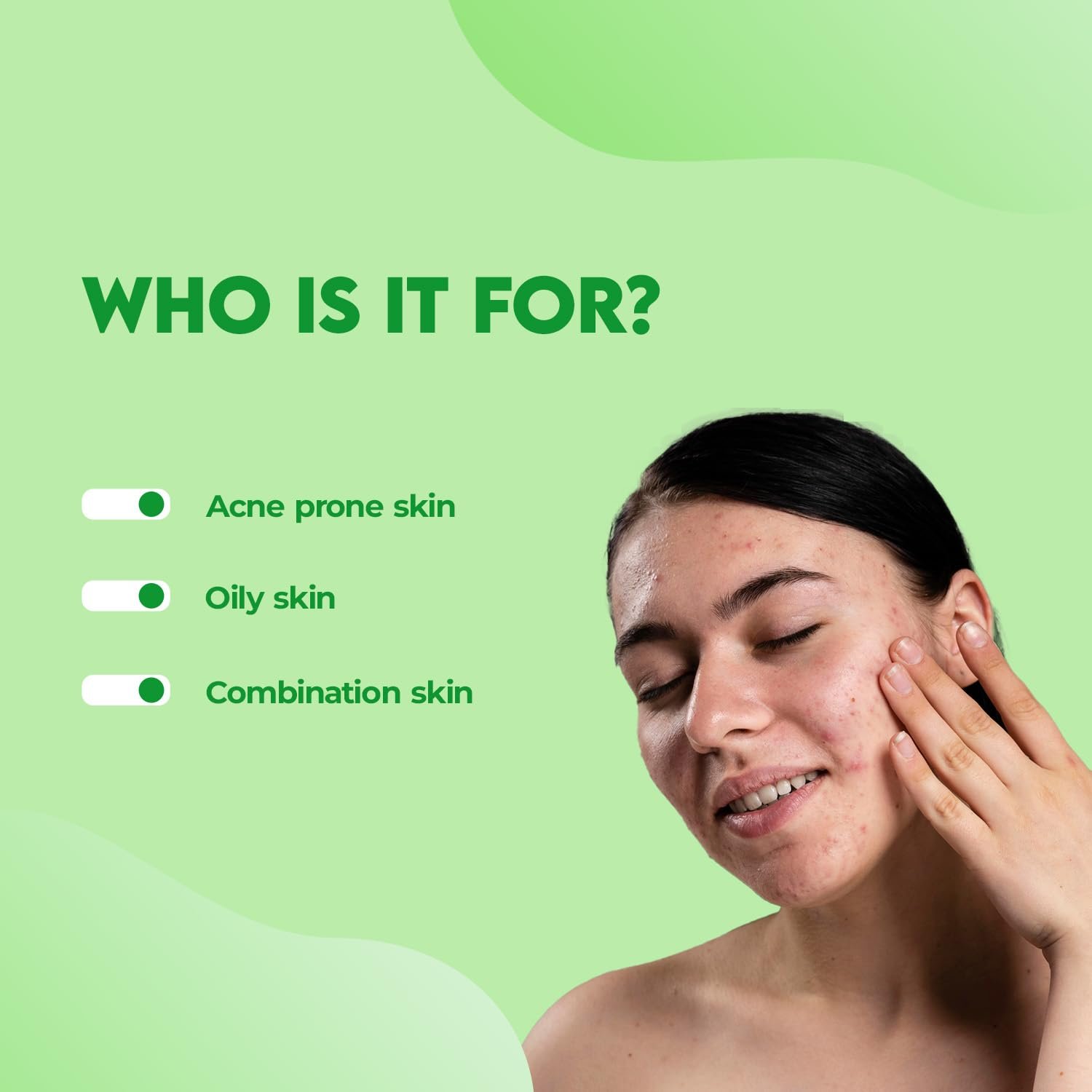 Jovees Herbal 2% Salicylic Acid Acne Control Serum With 1% Azelaic Acid Aloe Vera & Green Tea |For Active Acne, Oil Balancing, Pore Tightening | For All Skin Types | 30 ml thumbnail