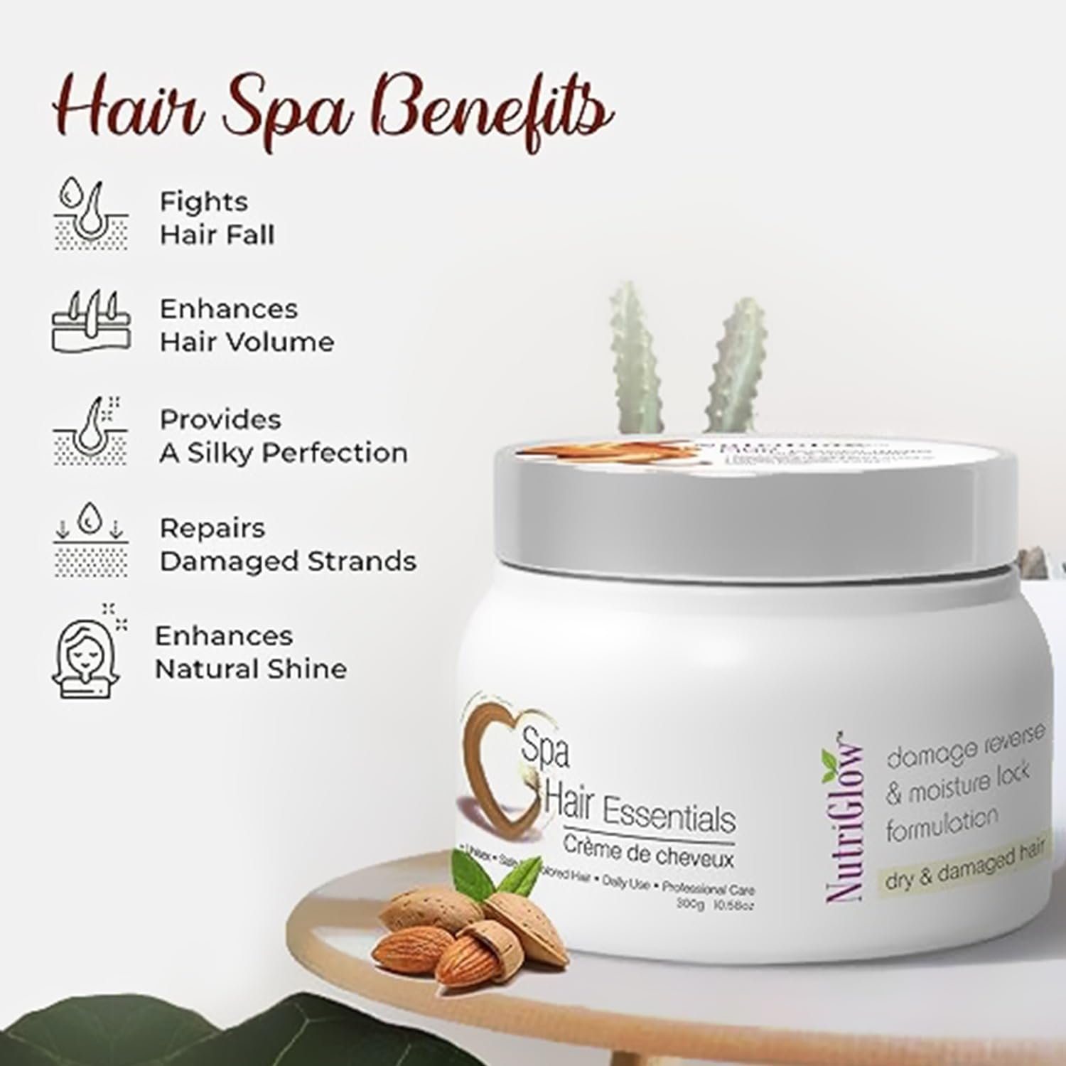 NutriGlow Hair Spa Cream 300g thumbnail