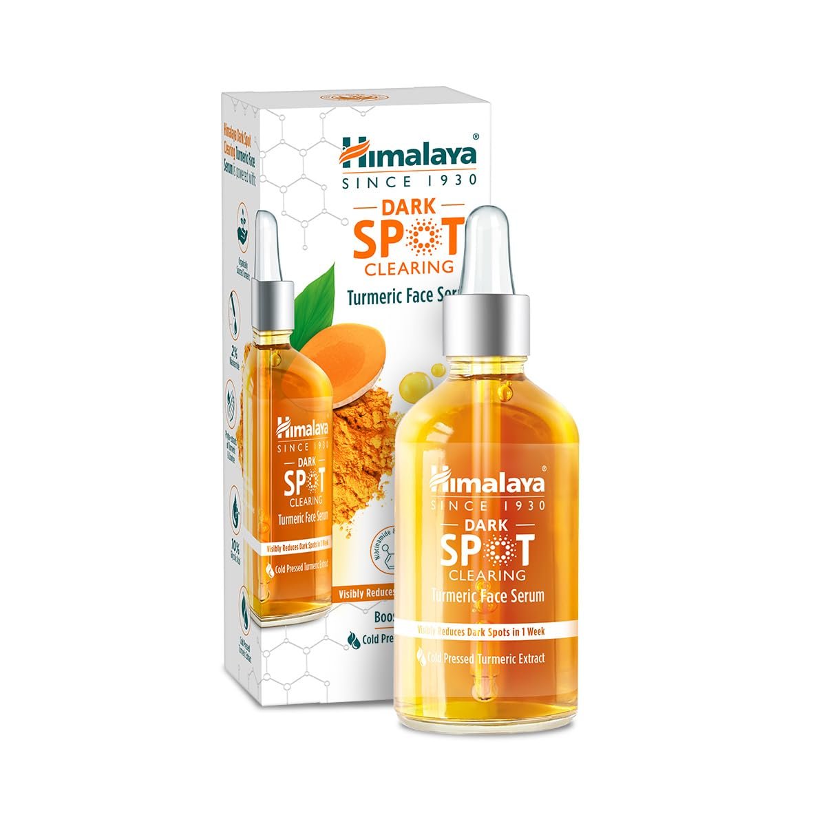 Himalaya Dark Spot Clearing Turmeric Face Serum, 15 mL Visibly Reduces Dark Spots from Day 7 | thumbnail