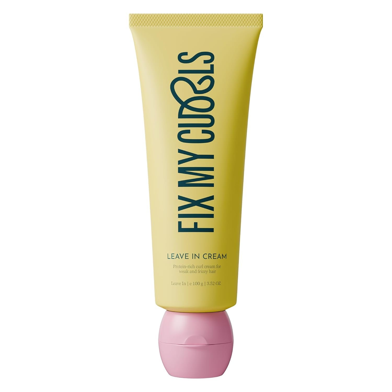 Fix My Curls Leave In Cream | With Moisturising Jojoba Oil, Nigella Sativa Oil, & Keratin | For Curly, Wavy, Dry & Frizzy Hair | Silicone Free, Curl Defining Cream | 100g
