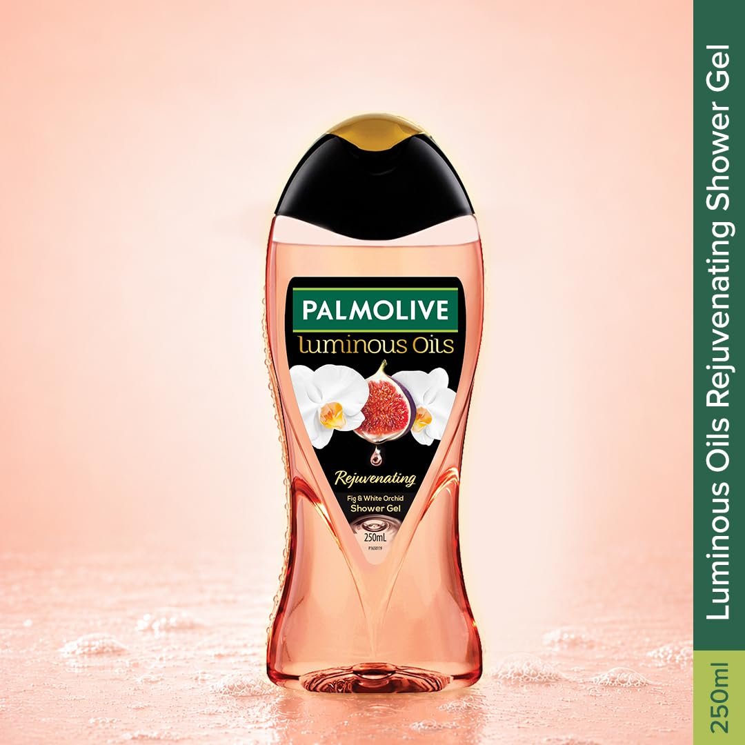 Palmolive Luminous Oil Rejuvenating Body Wash, 250ml, 100% Natural Fig Oil & White Orchid Extracts For Soft & Radiant Skin, PH Balanced Bodywash, Free Of Parabens And Silicones thumbnail