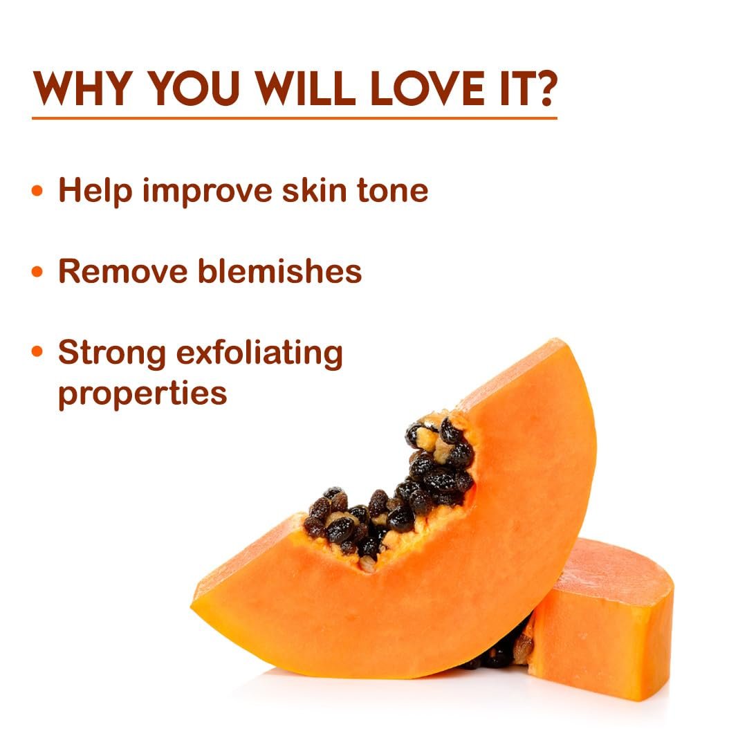Jovees Herbal Papaya Face Wash For Glowing and Clear Skin with Papaya & Bilberry extract | Gentle Cleanser For Brightens Skin, Removes Pigmentation & Dark Spots | For All Skin Types | 120ml thumbnail