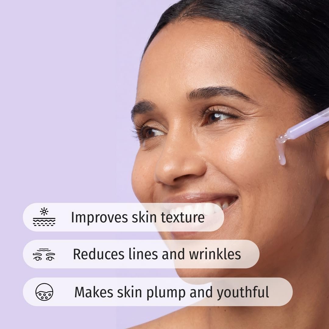 Vilvah Better Ageing Face Serum | Helps Reduce Fine Lines & Wrinkles | Firms, Hydrates & Strengthens Skin Barrier | Beginner-Friendly | 20ml thumbnail