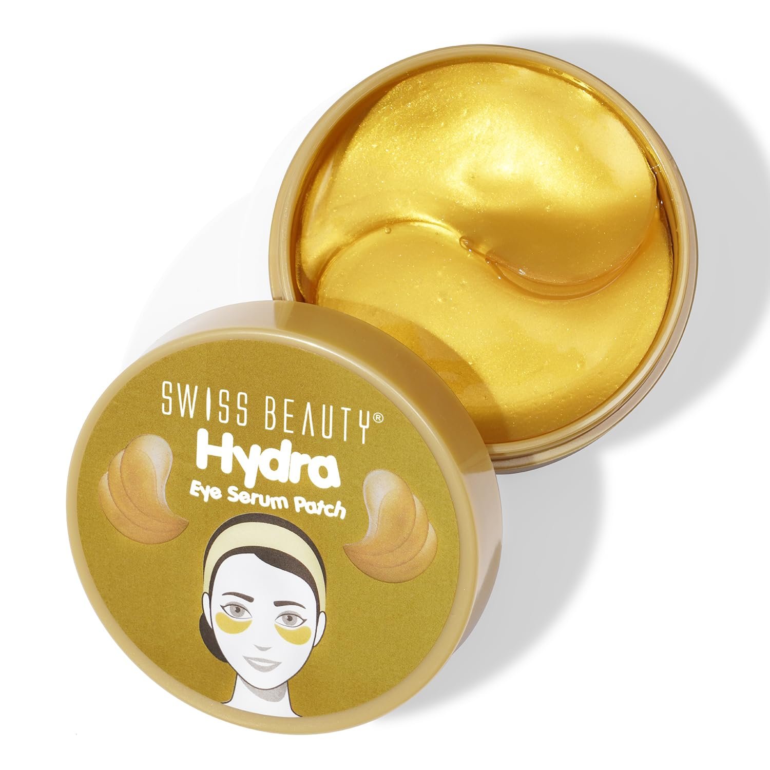 Swiss Beauty Hydra Anti Wrinkle Eye Serum Patch Shade - 02 Gold, 60 Pcs