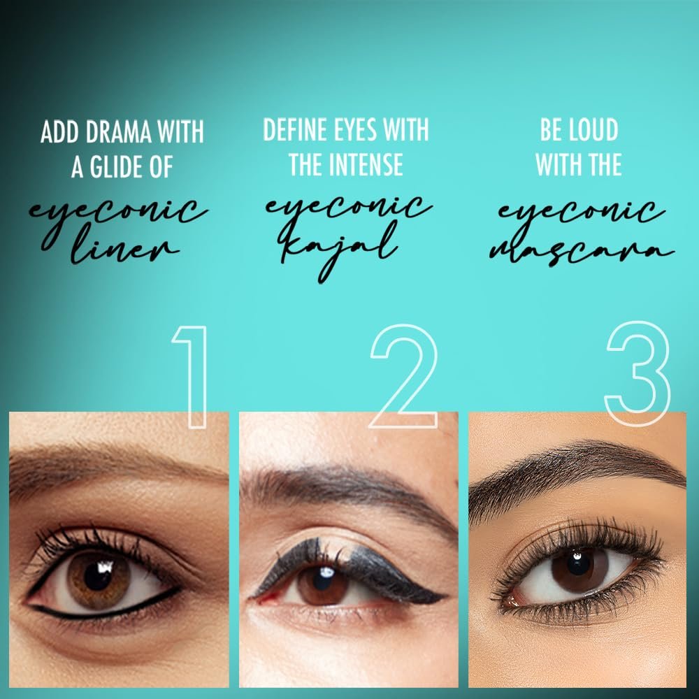 Lakme Eyeconic Regime Kit- Kajal | Mascara| Eyeliner 13.35 ml thumbnail
