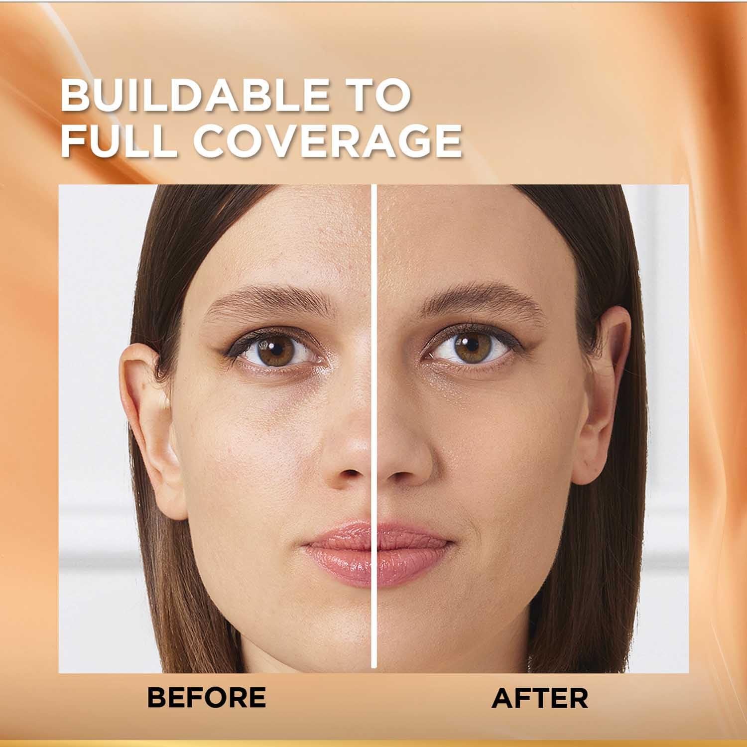 L'Oreal Paris Infallible 32H Fresh Wear Liquid Fdt, 125 Natural Rose 32H Fresh Wear Liquid Foundation, Transfer-Proof, Sweat-Proof, Lightweight Breathable Texture, Full Coverage, Vitamin C thumbnail