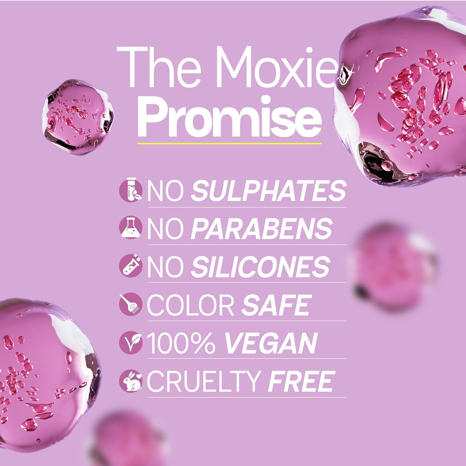 Moxie Beauty Hyaluronic Acid Silicone Free Conditioner 120 ml Hyaluronic Acid Conditioner | Silicone-Free Formula | Hydrates, Softens & Smooths Hair | Helps Control Frizz thumbnail