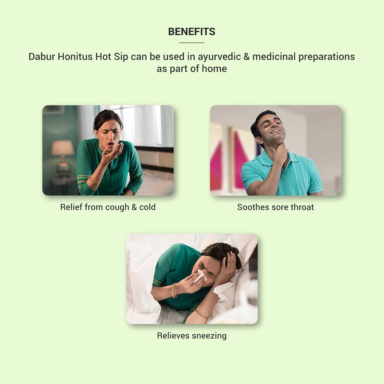 Dabur Honitus Hot Sip: 100% Ayurvedic Kadha | Provides Instant Relief from Cough and Cold (4gm*Pack of 30 Sachets) thumbnail
