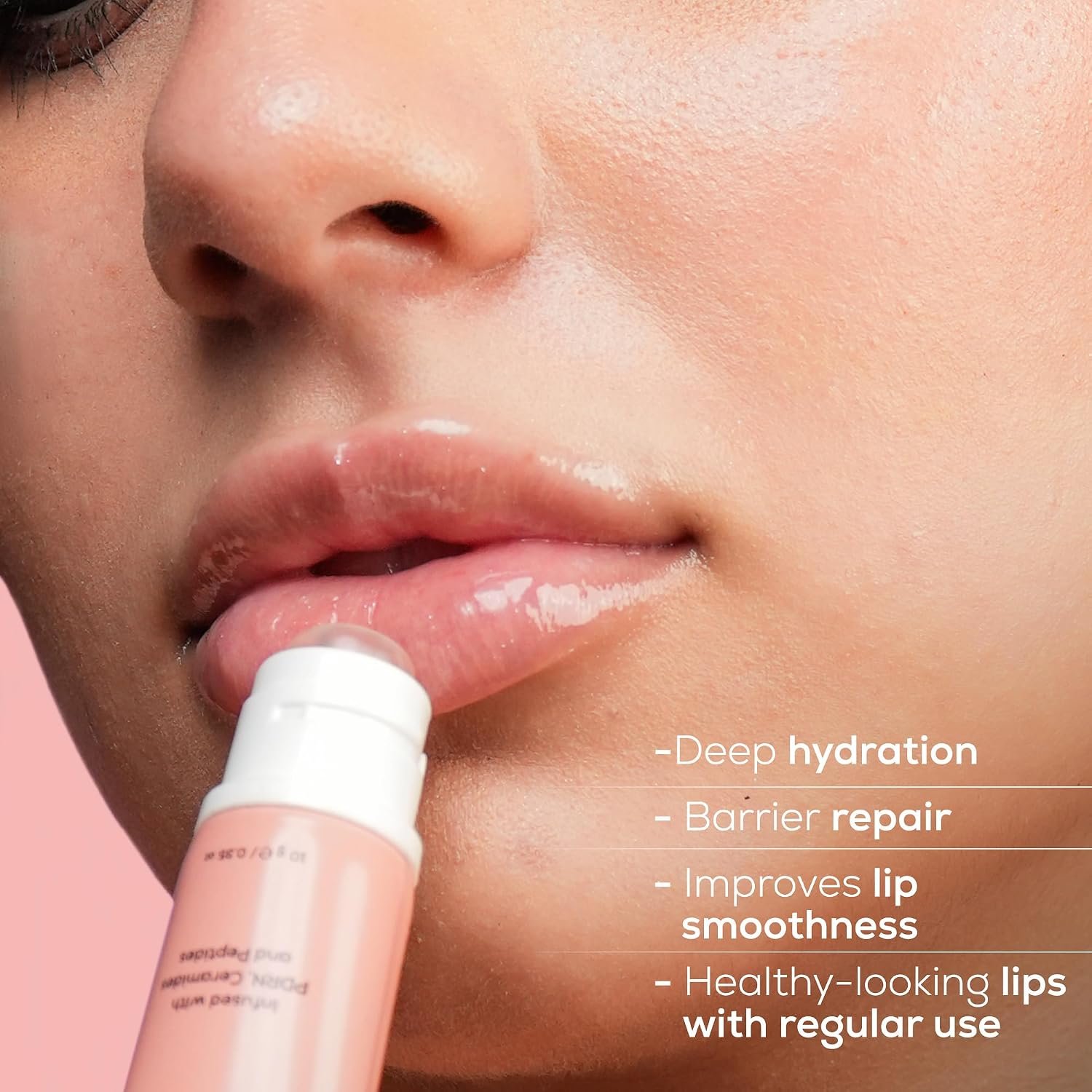 RENEE Pink Therapy PDRN Overnight Lip Repairing & Moisturising Lip Balm For Dry, Chapped Lips | Glossy Finish, Revives Lip Barrier & Improves Elasticity | 10g thumbnail