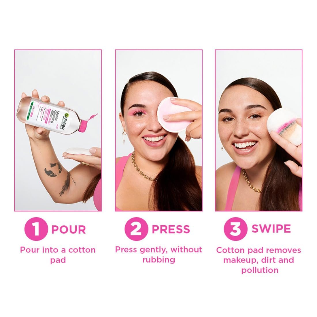 Garnier Micellar Cleaning Water, Hydrating & Soothing, 400ml Gently hydrates your skin and removes makeup as well as dirt |. thumbnail