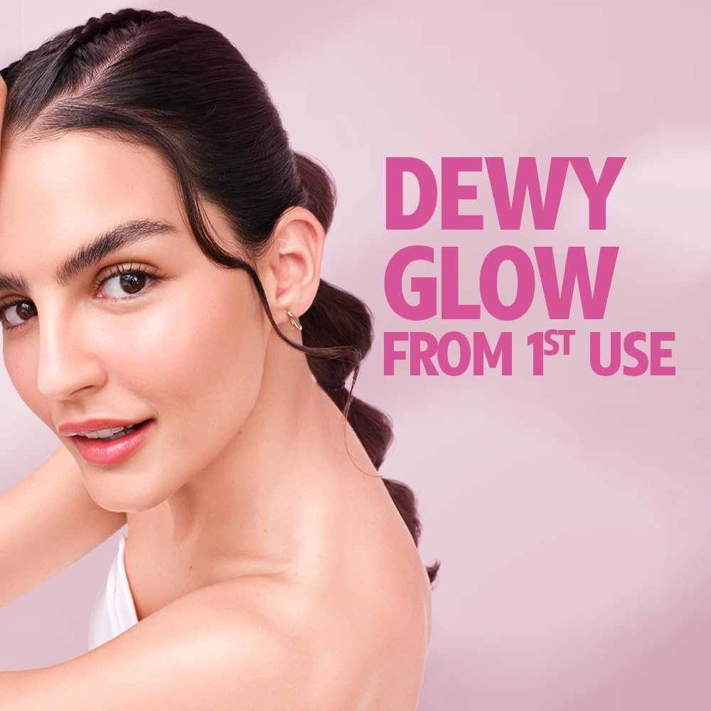 Vaseline Gluta-Hya Dewy Radiance Lotion for Face & Body | Gives Brighter Skin | Glutathione & Niacinamide Infused Moisturizer, 200ml thumbnail