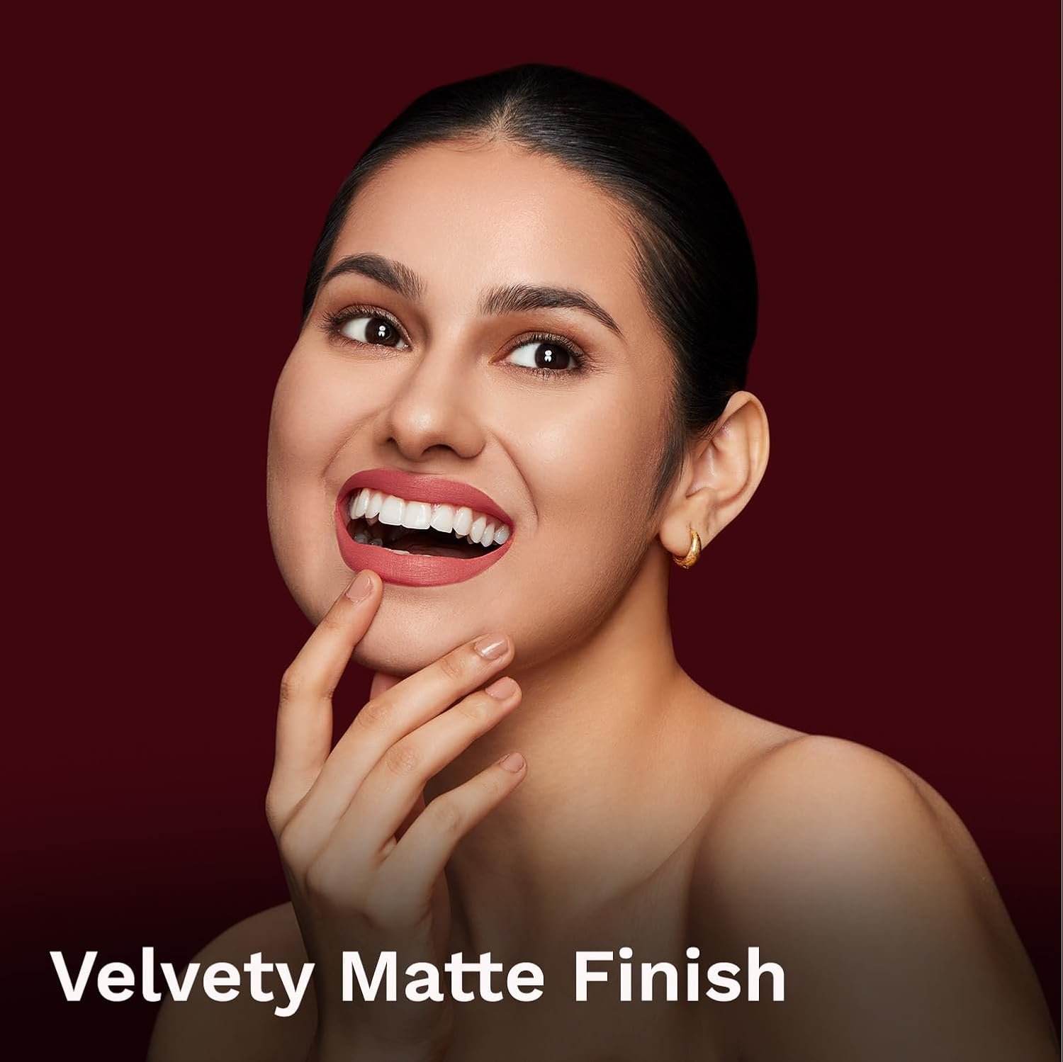 Pilgrim Matte Me Up Bullet Lipstick 4.2g | Creamy, Lightweight, Bold, Non Drying | SPF 30 | Enriched With Hyaluronic Acid & Spanish Squalane | Lipstick for dusky skin tone | Pink Romance -14 thumbnail