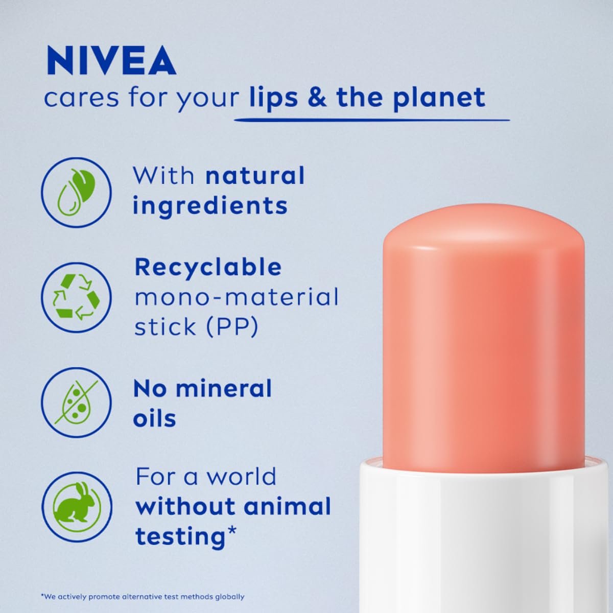NIVEA Lip Balm, Fruity Peach Shine,4.8 g thumbnail