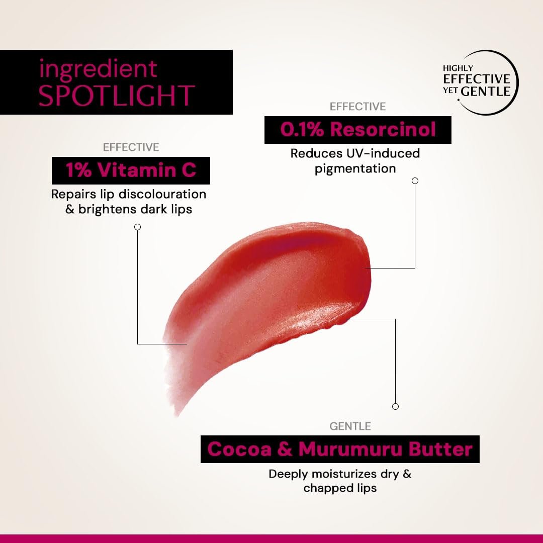Deconstruct Brightening Tinted Lip balm for Dark Lips | SPF 50 | Brightens Dark Lips & Moisturizes | SPF 50 for Sun Damage & Discoloration | For Women & Men daily (Pack of 1) thumbnail