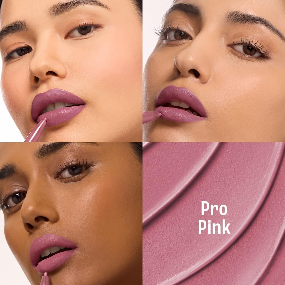 Lakme 9to5 Hya Beach Edit, Lipstick + Liner Duo, Pro Pink, Infused with Hyaluronic Acid, Vitamin E, Jojoba Oil, Comfortable Matte Finish, SPF Powered, Hydrating Lipstick, 2+0.2 g thumbnail