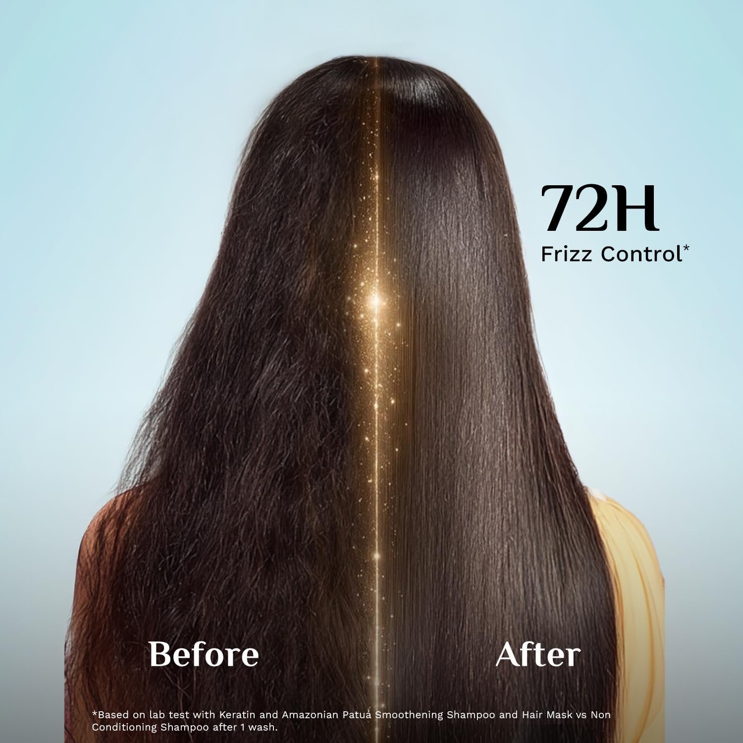 Pilgrim Patua & Keratin Hair Smoothening Shampoo for Frizzy Hair - 200ml 72H Frizz Control with Keratin, Adds Shine, Smoothens Frizz with Amazonian Patua, Softens Dry Hair thumbnail