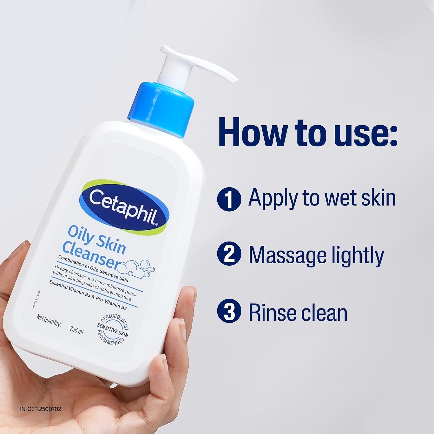 Cetaphil Oily Skin Cleanser, Daily Face Wash for Oily, Acne prone Skin, Gentle Foaming, 118ml thumbnail