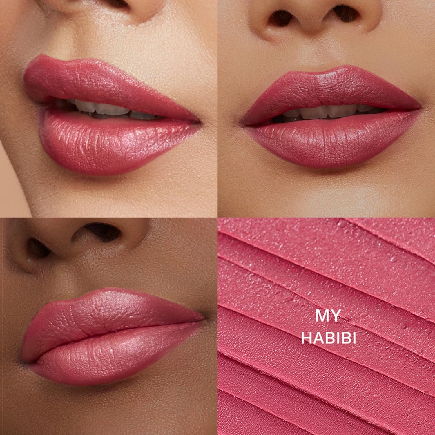 Pilgrim Glitter Lipstick For Women 4.2gm | Dubai Luxe Lifestyle - My Habibi Shade | Lipstick Infused with Vitamin E & Olive Oil | Glitter Formula With Matte Finish | Non Drying thumbnail