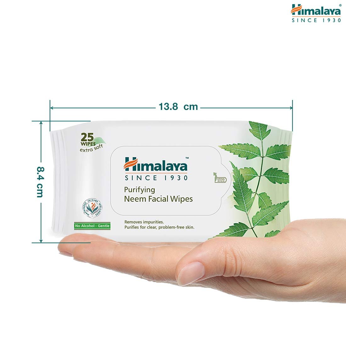 Himalaya Purifying Neem Facial Wipes, 25 Count thumbnail
