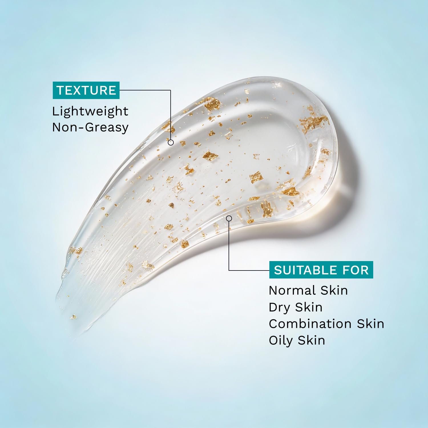 Pilgrim 24k Gold Gel Moisturizer with Hyaluronic Acid & Alpha Arbutin for men & women 50gm | Moisturizer for face | Reduces dark spots | Gives luxurious glow | Non-greasy thumbnail