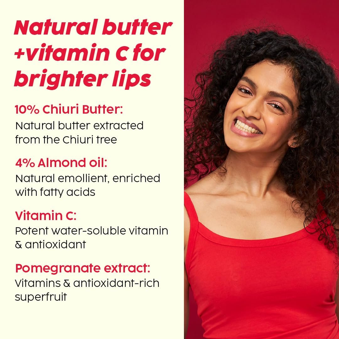 The Plant Fix Plix Pomegranate Plump Lips Puddin' Mask for Dry Lips | with Chiuri Butter+ Vitamin C | Lightens Dark Lips| Lip Mask for Soft, Smooth, Plump Lips | 15g, Red thumbnail