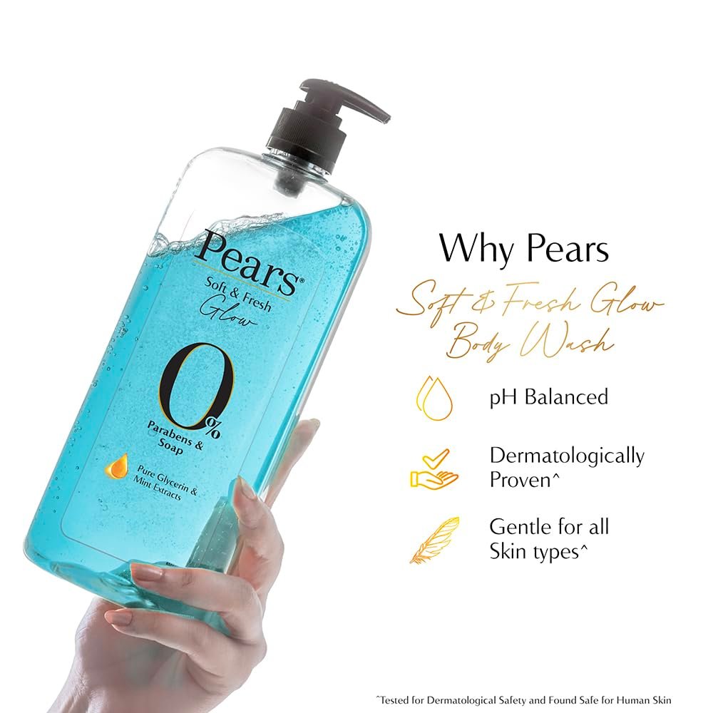 Pears Soft & Fresh Shower Gel | Gentle Body Cleanser for Clean, Soft, Smooth & Refreshed Skin | Daily Bathing Care | 250ml thumbnail