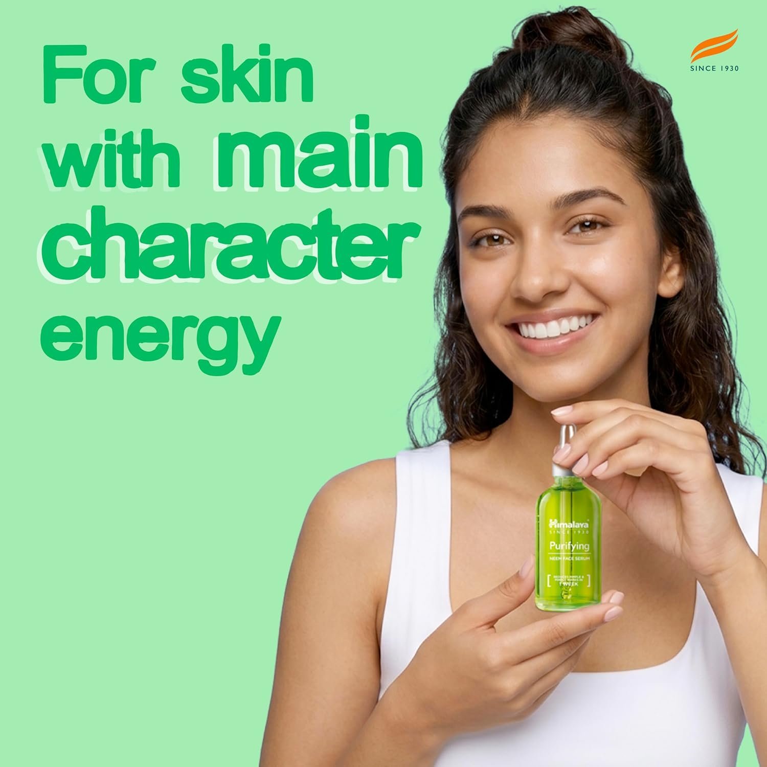 Purifying Neem Face Serum | 2% Natural Salicylic Acid & Cica & Neem | Reduces Acne & Acne Marks | Tightens pores & soothes inflammation | Made with 98% Natural Origin Ingredients | Made for thumbnail