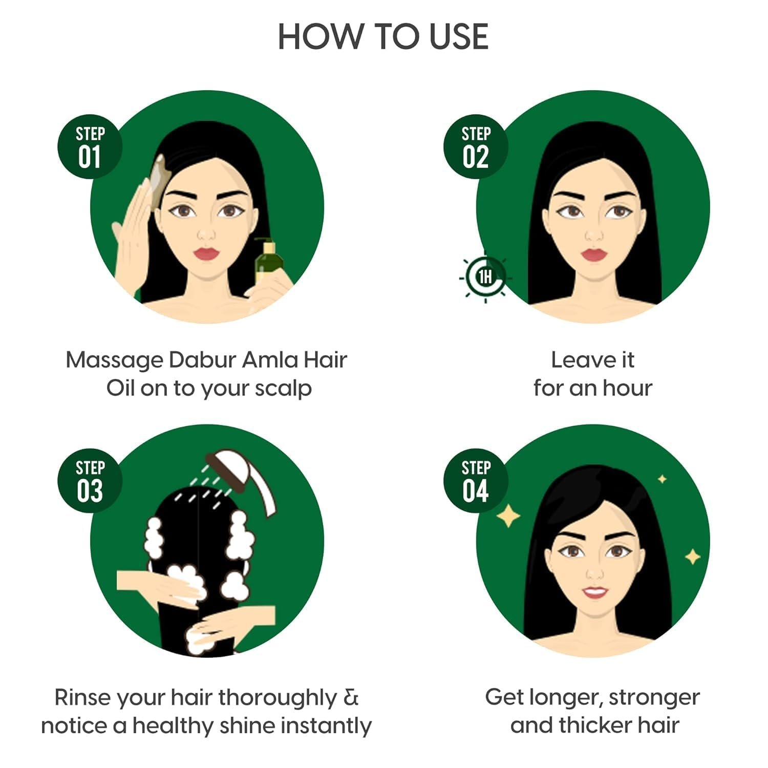 Dabur Amla Hair Oil | Nourishing Hair Oil for Strong, Long & Thick-Looking Hair | Helps Condition & Strengthen Hair | 550ml thumbnail
