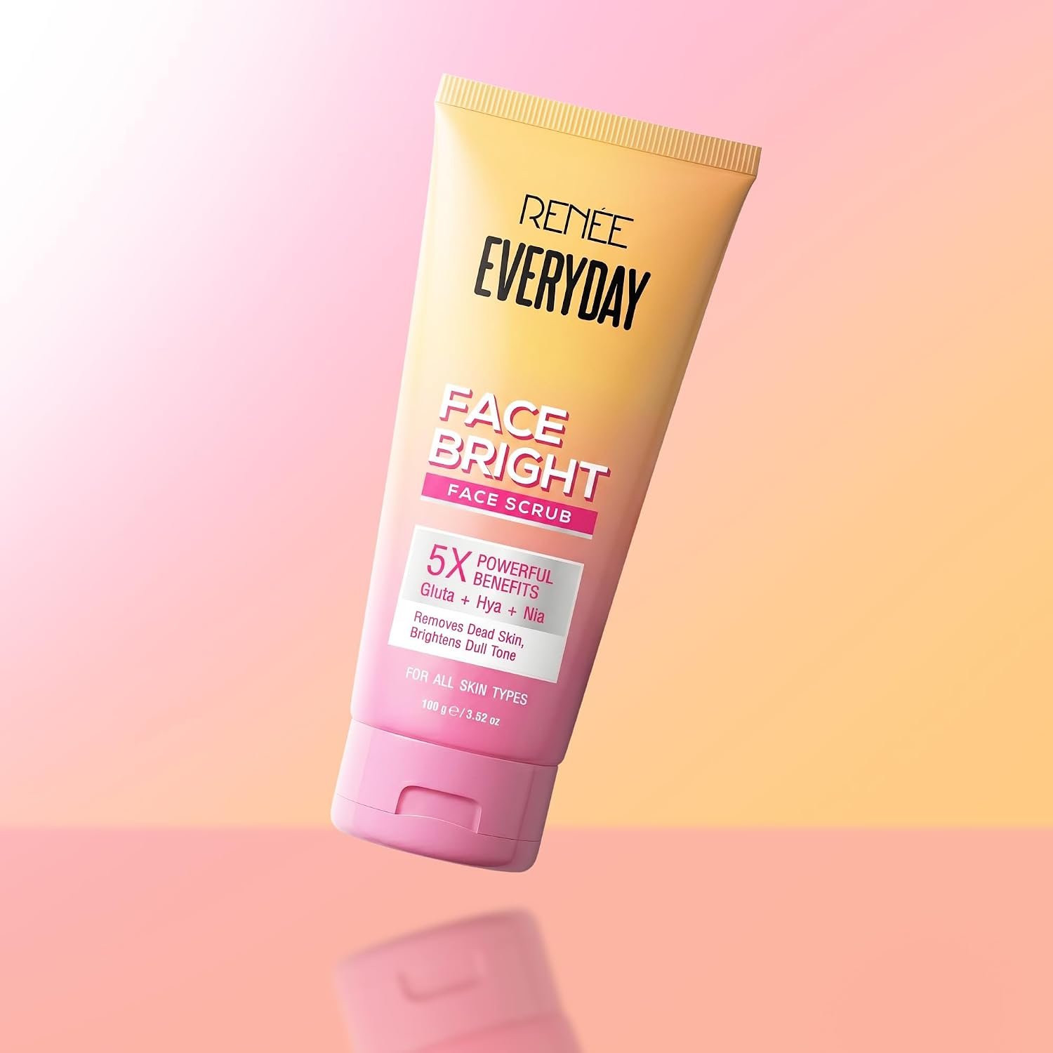 RENEE Everyday Face Bright Face Scrub | Gently Exfoliates Dead Skin | Brightens Skin, Evens Skin Tone & Texture | Infused With Niacinamide, Glutathione & Hyaluronic Acid | 100g thumbnail