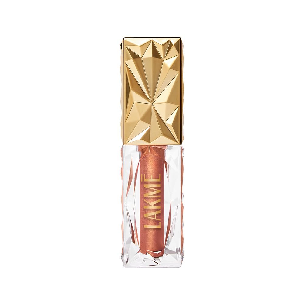 Lakme Be-jewel Satin Eye Tint |One-Step Liquid Eyeshadow | Air light Mousse Texture |Waterproof - 06 Sepia 4.5ml