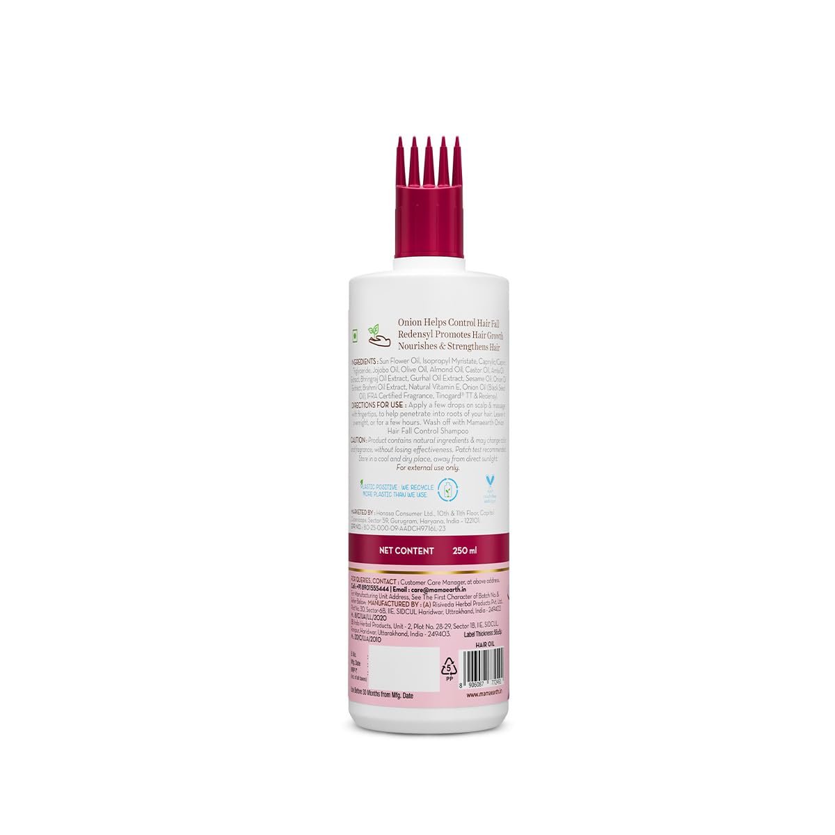 Mamaearth Onion Hair Oil with Onion Oil & Redensyl for Hair Fall Control  200ml thumbnail