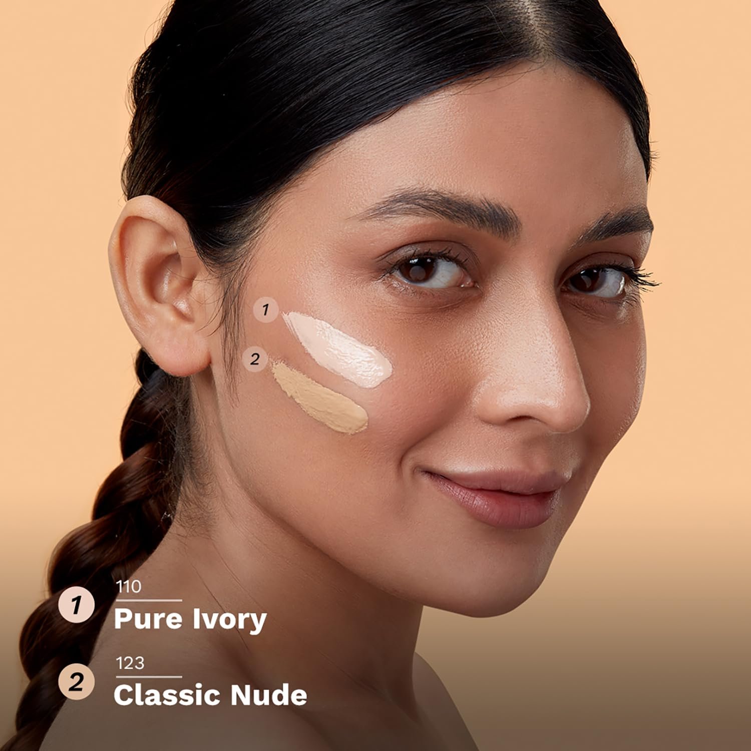 Pilgrim Medium Classic Nude Serum Liquid Foundation, Matte & Poreless,30 ml | Foundation for face make up infused |Water-Resistant,All Day Coverage|All Skin Types thumbnail