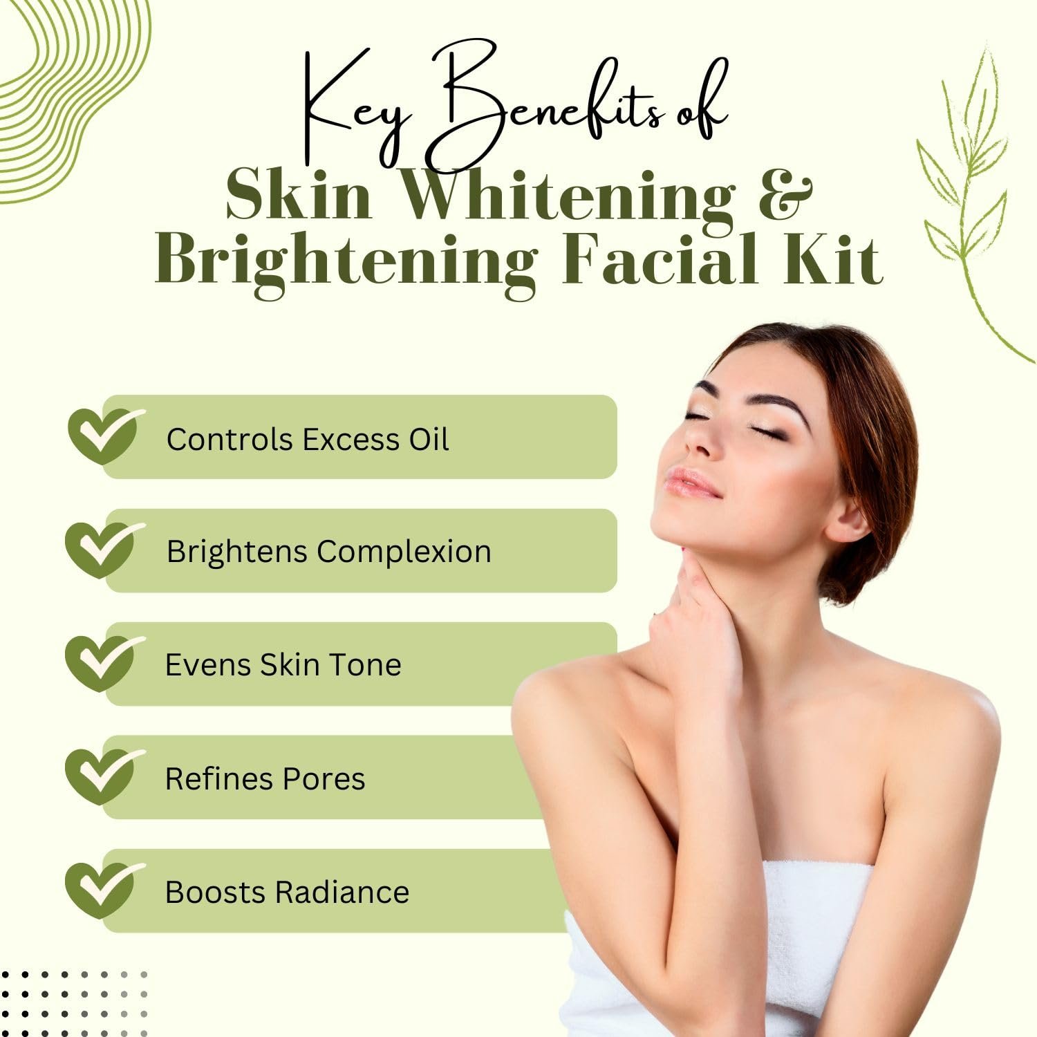 Aroma Treasures Skin Whitening And Brightening Facial Kit For Oily Skin thumbnail