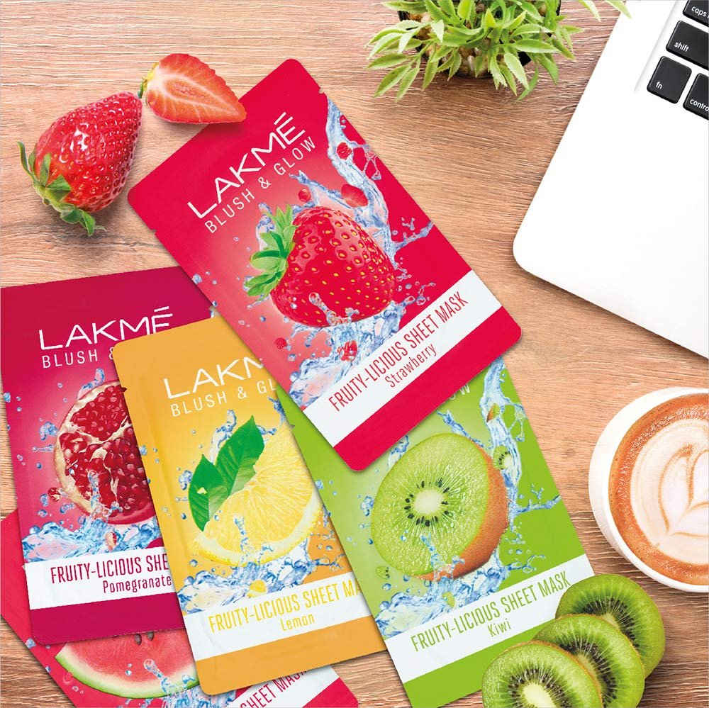 Lakme Blush & Glow Kiwi Sheet Mask, 25 ml thumbnail