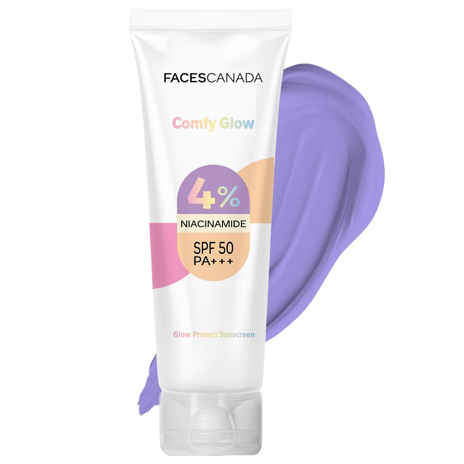 FACES CANADA Comfy Glow Sunscreen - 50ml | SPF50 PA+++ | UVA & UVB Protection | Prevents Sunburns, Tanning & Premature Aging