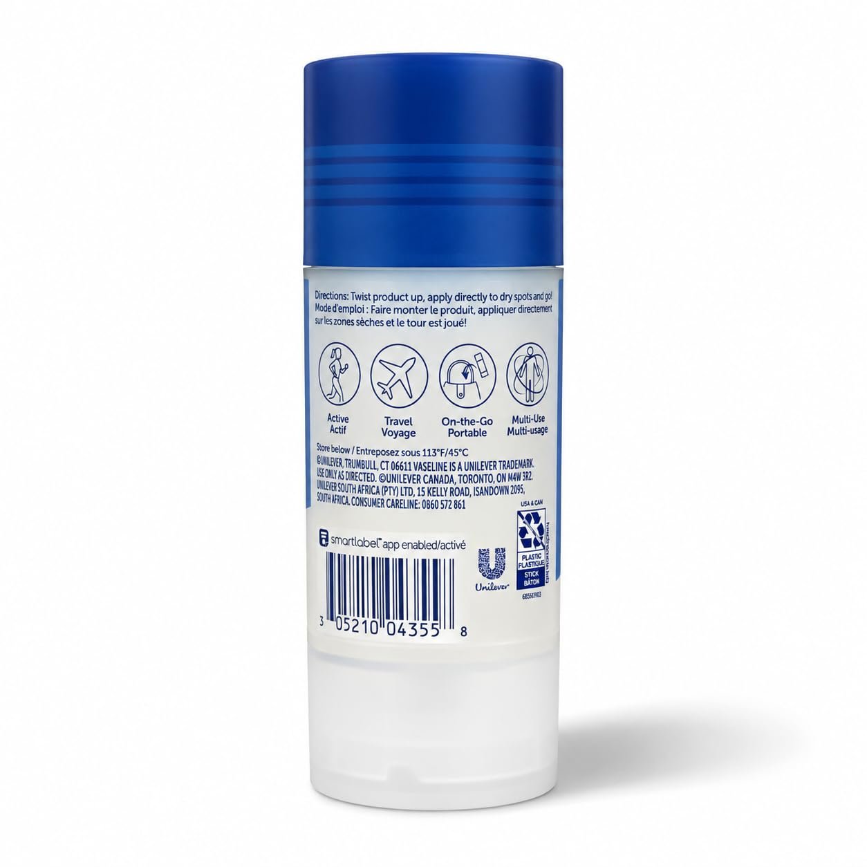 Vaseline All Over Body Balm Jelly Stick 40g | Fragrance Free Healing Jelly Moisturizer for Dry Skin & Anti Chafing Care thumbnail