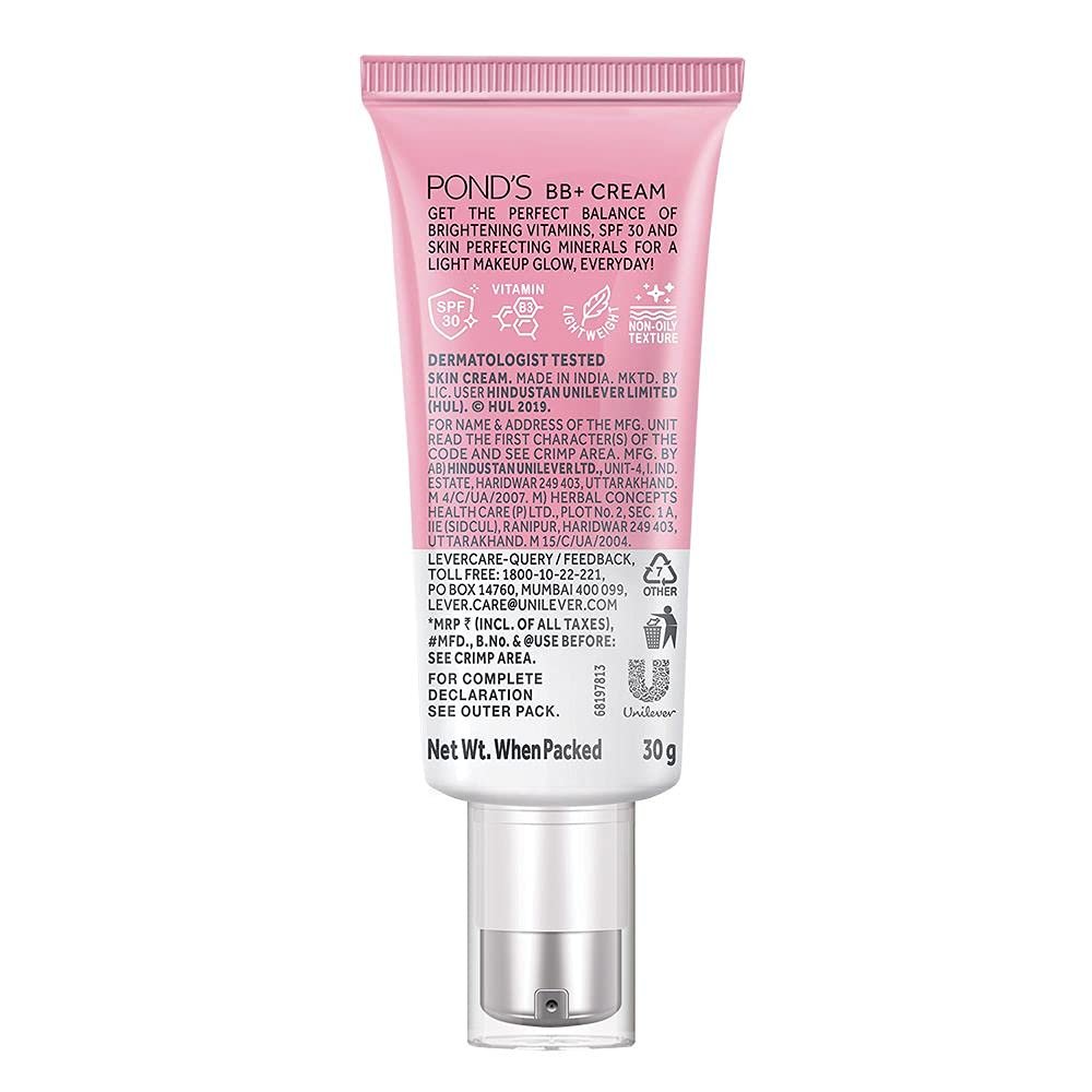 POND'S BB+ Cream, Instant Spot Coverage + Light Make-up Glow, Natural 30g thumbnail