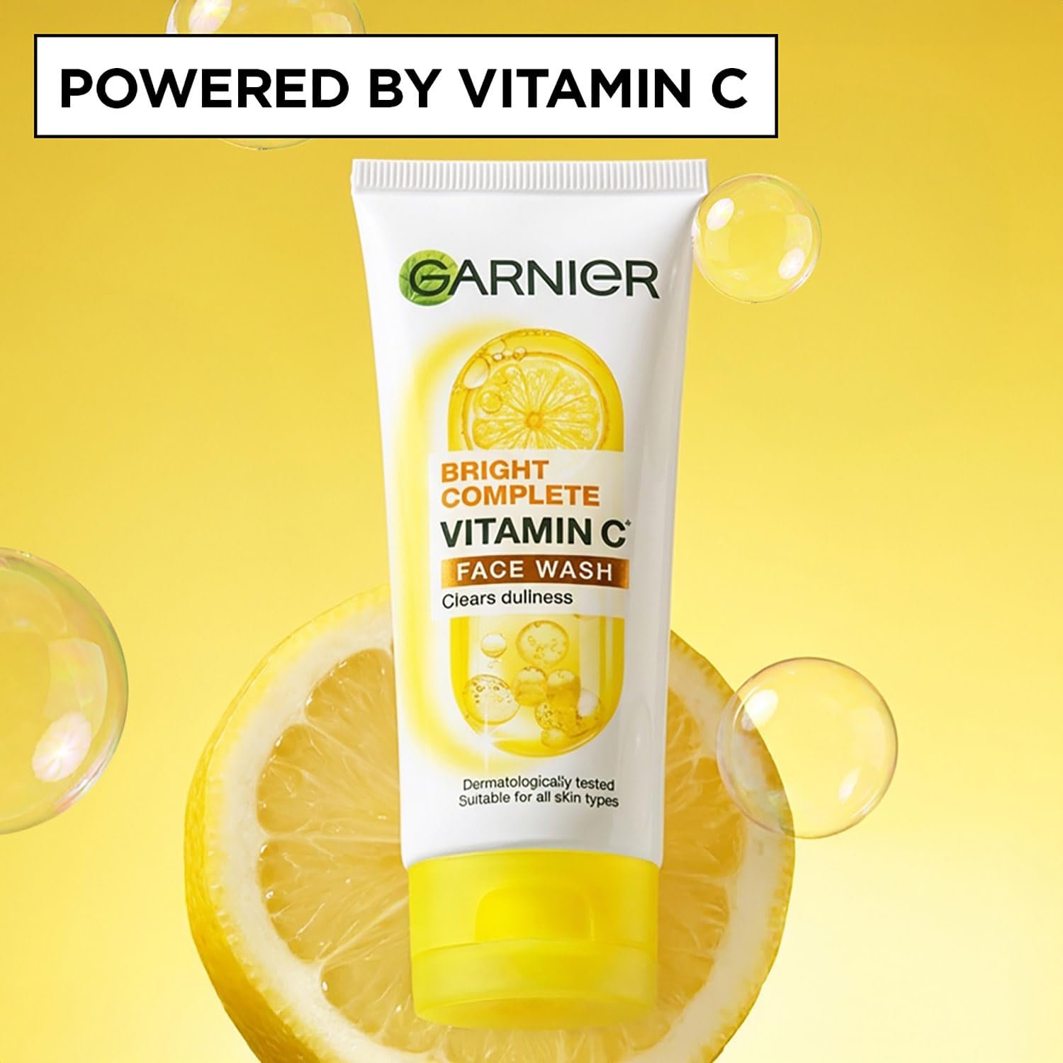 Garnier Bright Complete Vitamin C Face Wash for Brightness & Glow, 160g Vitamin C facewash for women and men | For Brightening and Glowing skin thumbnail