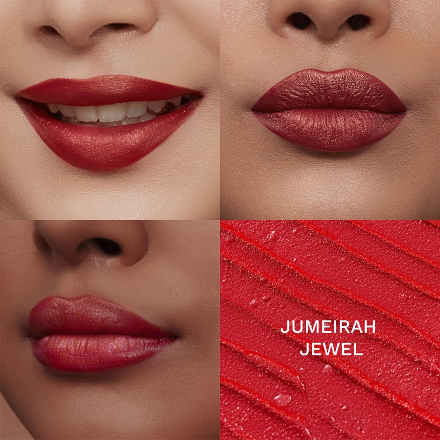 Pilgrim Glitter Lipstick For Women 4.2gm | Dubai Luxe Lifestyle - Jumeirah Jewel Shade | Lipstick Infused with Vitamin E & Olive Oil | Glitter Formula With Matte Finish | Non Drying thumbnail