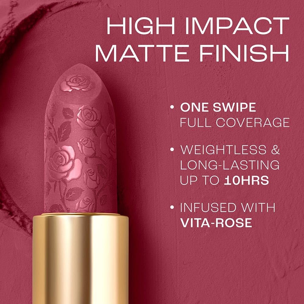 LAKMÉ Rouge Bloom Powder Matte Bullet Scarlet Rose 209-4gm thumbnail