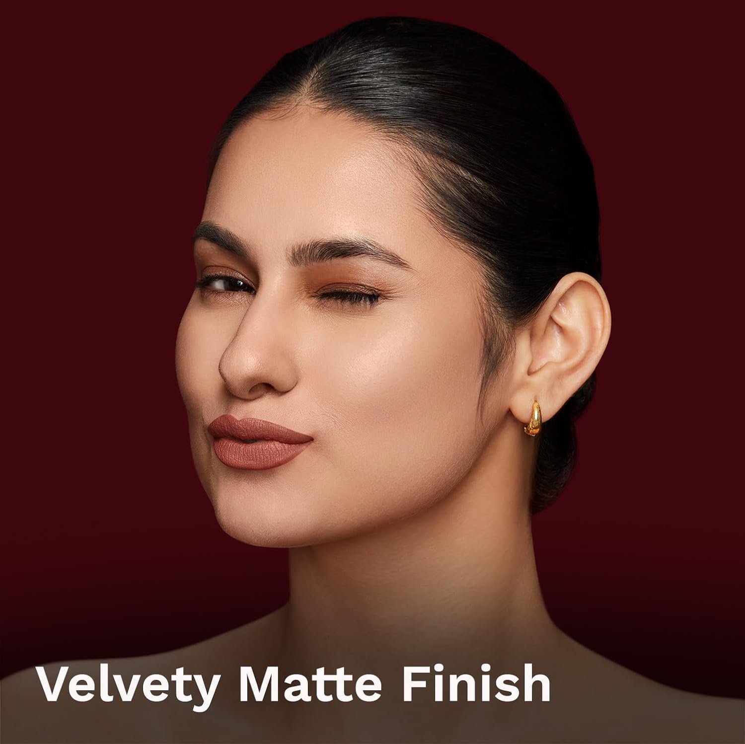 Pilgrim Matte Bullet Lipstick Intense Colour Transferproof & Smudgeproof Mocha Bliss-04 thumbnail