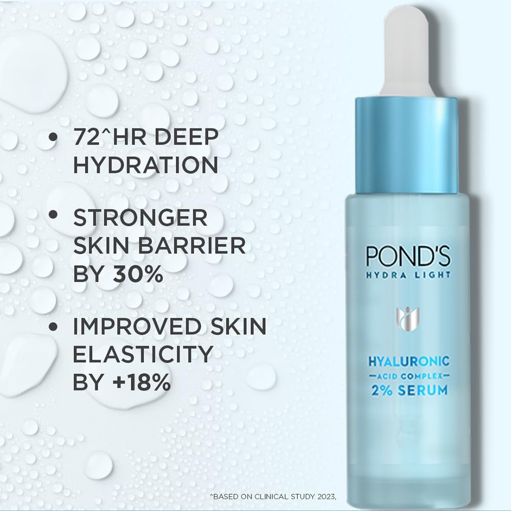 POND'S Hydra Light hyaluronic acid complex 2% Serum for 72 Hr Deep Hydration 28ml thumbnail