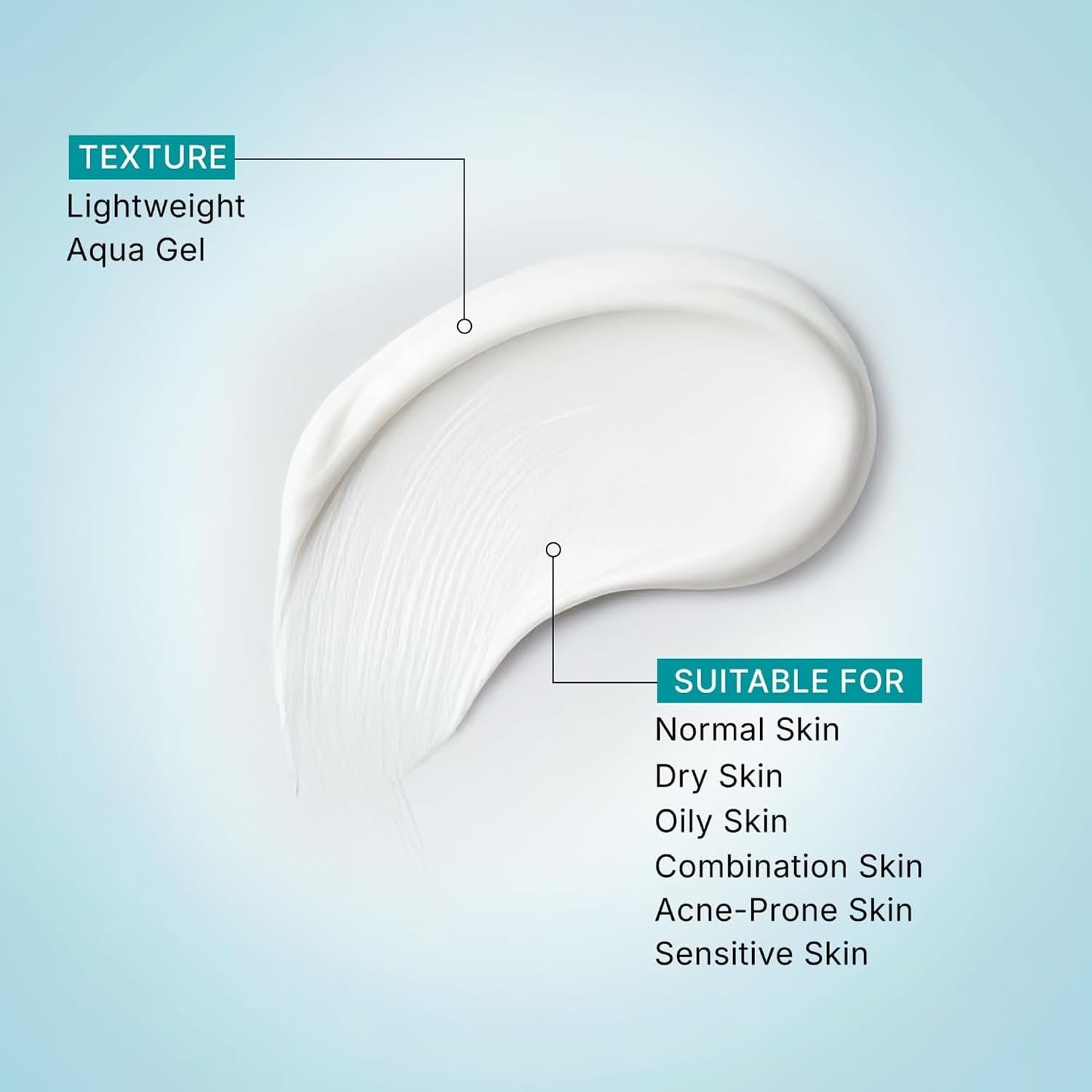 Pilgrim 1% Hyaluronic Acid Sunscreen Gel | Sunscreen SPF 50 +++ for men and women with Korean White Lotus | Broad spectrum, Non-greasy, No white cast & Prevents Tanning | 50ml thumbnail